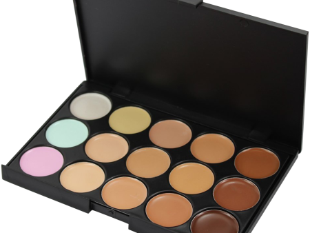 Youngman 15 Colors Professional Concealer Camouflage Makeup Palette Contour Face Contouring Kit Discount