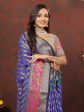 Lorenvalley Fashion Purple Soft Silk Woven Design with Zari Weaving Leheriya Design Saree Hot on Sale