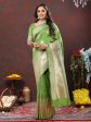 Lorenvalley Fashion Parotgreen Soft Silk Woven Design Gold Zari Weaving Saree Online Hot Sale