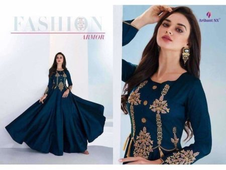 Arihant Nx Saanvi Soft Silk Gown For Cheap