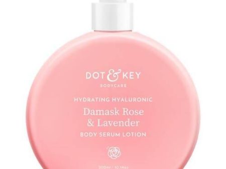 Dot & Key Hydrating Hyaluronic Damask Rose & Lavender Body Serum Lotion Online Hot Sale