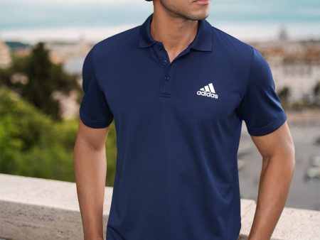 Adidas Aeroready D2M Printed Polo Collar T-shirt Fashion