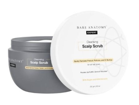 Bare Anatomy Expert Cleansing Scalp Scrub with Sugar & AHA | Provide Up To 99% Dandruff Reduction Online now