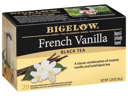 Bigelow Tea French Vanilla Black Tea Caffeinated Freshness & Aroma Caffeinated on Sale