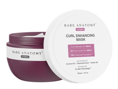 Bare Anatomy Curl Enhancing Hair Mask with Coconut Oil & Castor Oil Hair Mask for Dry & Frizzy Hair Supply