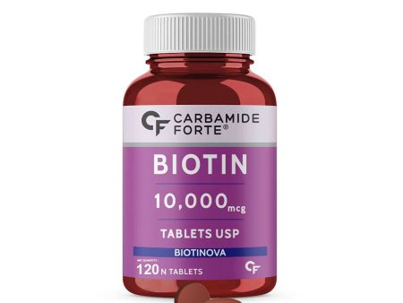 Carbamide Forte Biotin 10000mcg Tablets - Unflavored Supply