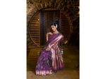 Aastha Fashion Women s Wine Banarasi Silk Meenakari Zari Woven Saree with Blouse For Cheap