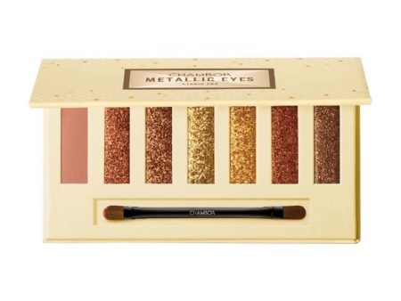 Chambor Studio Pro Eye Shadow Palette Makeup - 002 Metallic Eyes Discount