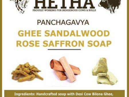 Hetha Ghee Sandalwood Rose Saffron Soap Cheap