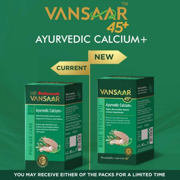 Vansaar 45 + Ayurvedic Calcium+ Tablets For Sale