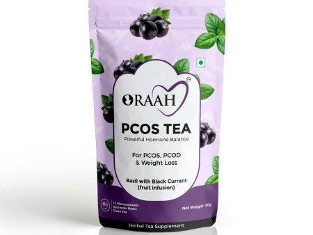 Oraah PCOS PCOD Basil with Black Currant Tea Discount