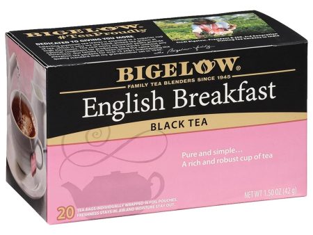 Bigelow Tea English Breakfast Black Tea Freshness & Aroma Caffeinated Sale