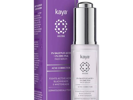 Kaya 2% Salicylic Acid + 1% Zinc PCA Face Serum Supply