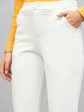 Lyush Women White Roma Tapered Pants Online