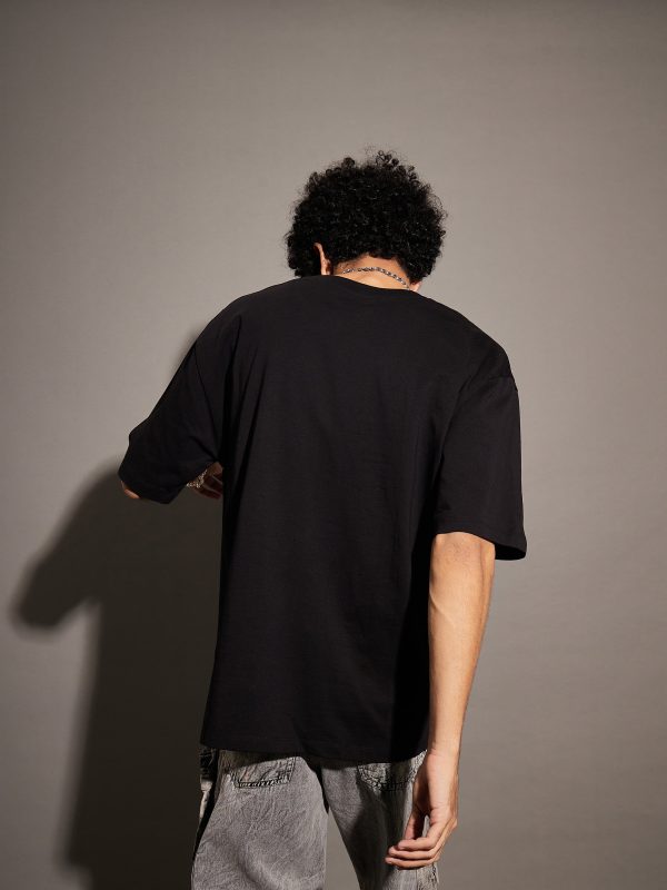 Lyush Black STANCE Oversized T-Shirt Fashion