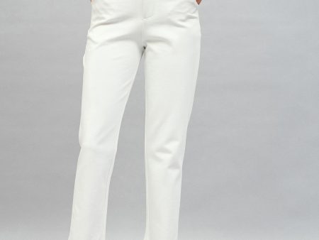 Lyush Women White Roma Tapered Pants Online